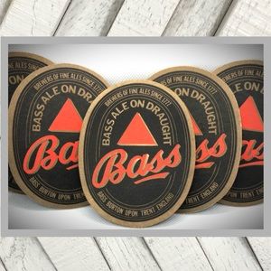 Vintage Set of Bass Ale Coasters